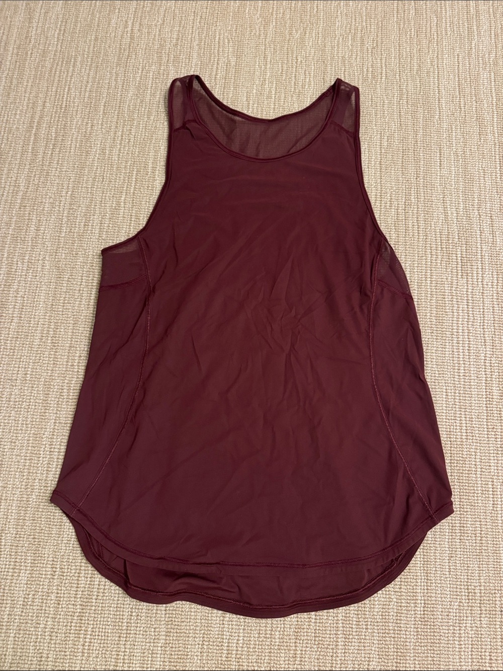 lululemon athletica Deep Burgundy Athletic Tank